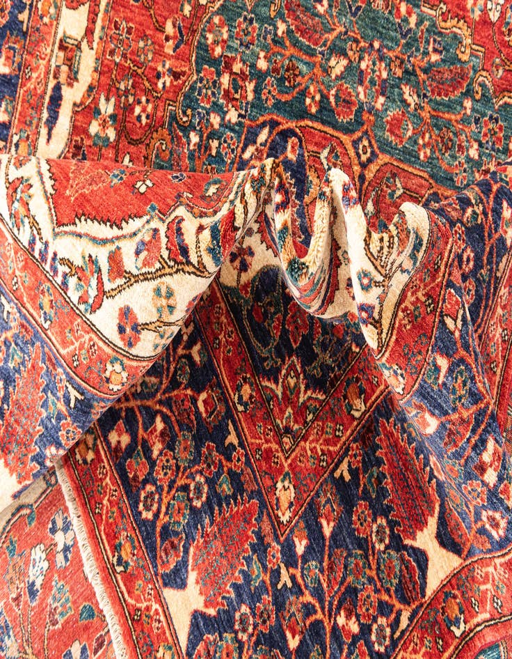 Detail image of  6' 6 x 10' 1  Hand Knotted Ariana Ziegler Oriental Rug