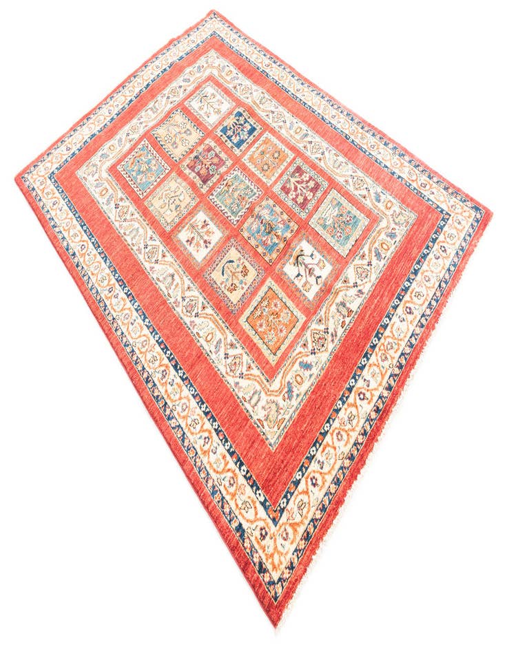 Detail image of  4' 9 x 6' 7  Hand Knotted Ariana Ziegler Oriental Rug