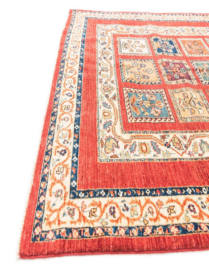 Detail image of  4' 9 x 6' 7  Hand Knotted Ariana Ziegler Oriental Rug