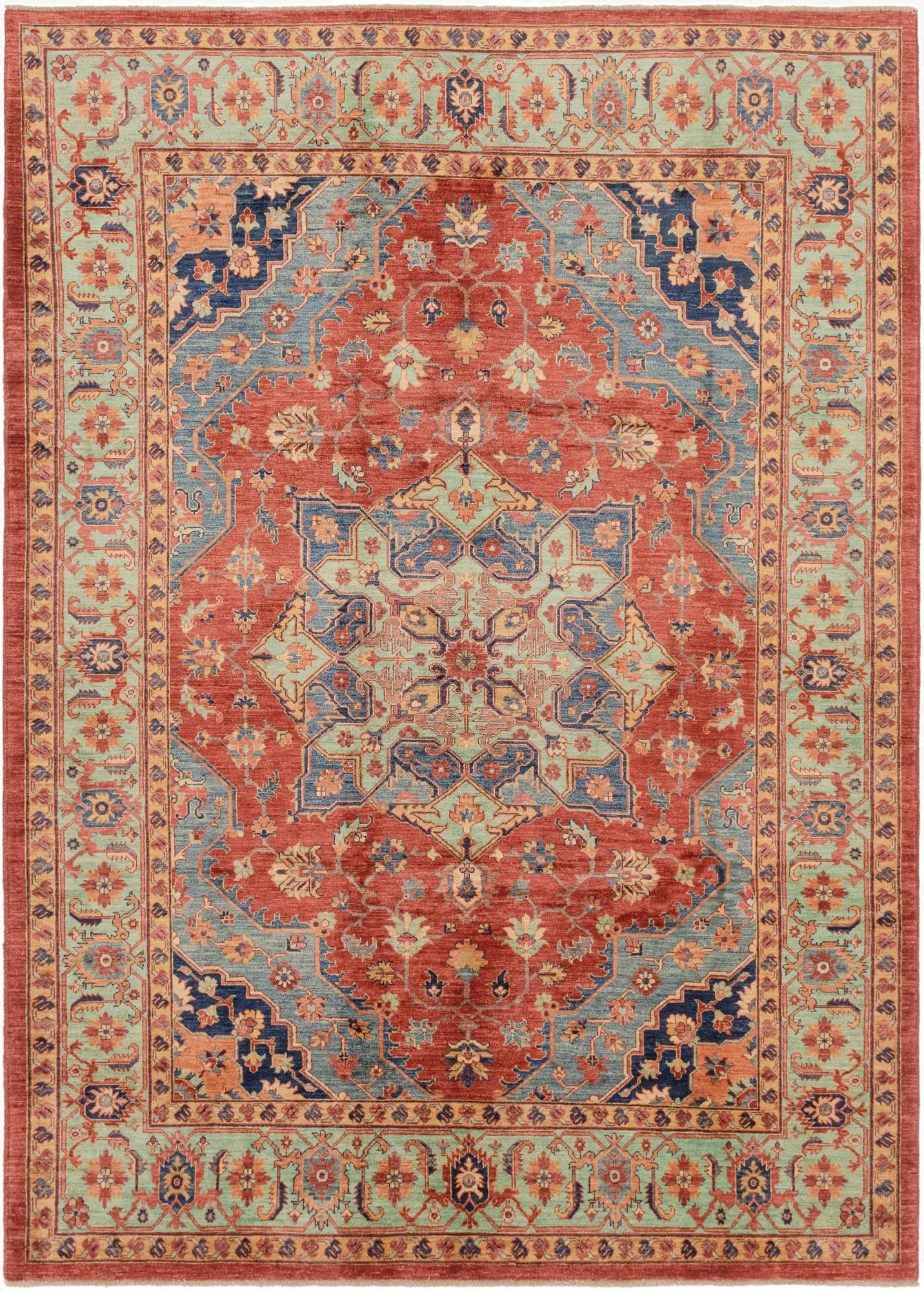  7' 4 x 10' 2  Hand Knotted Ariana Ziegler Rug