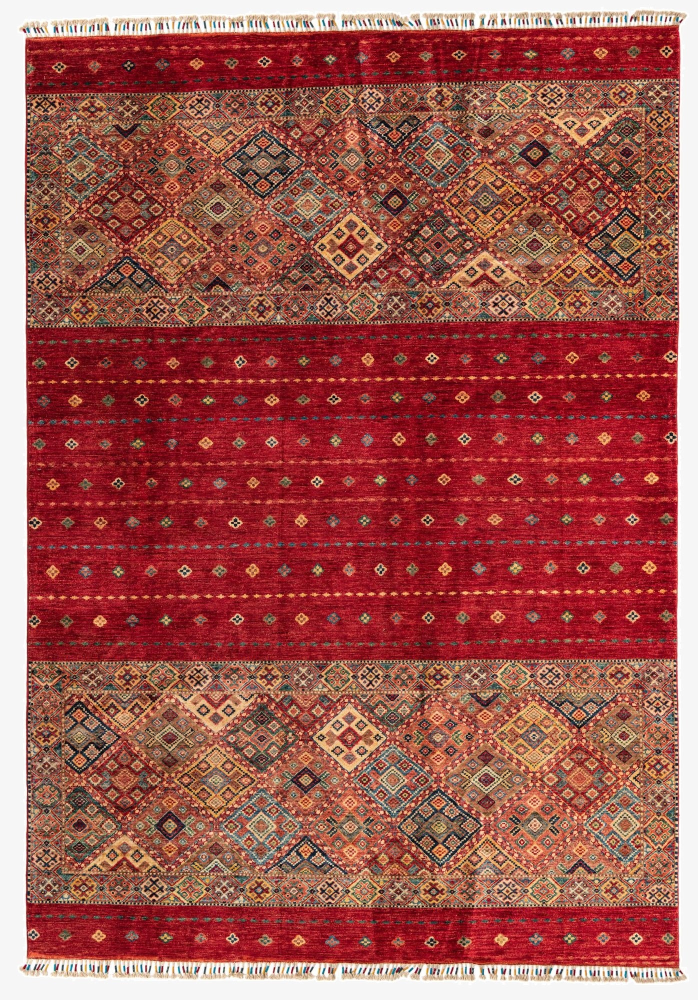  6' 9 x 9' 7  Hand Knotted Ariana Ziegler Oriental Rug