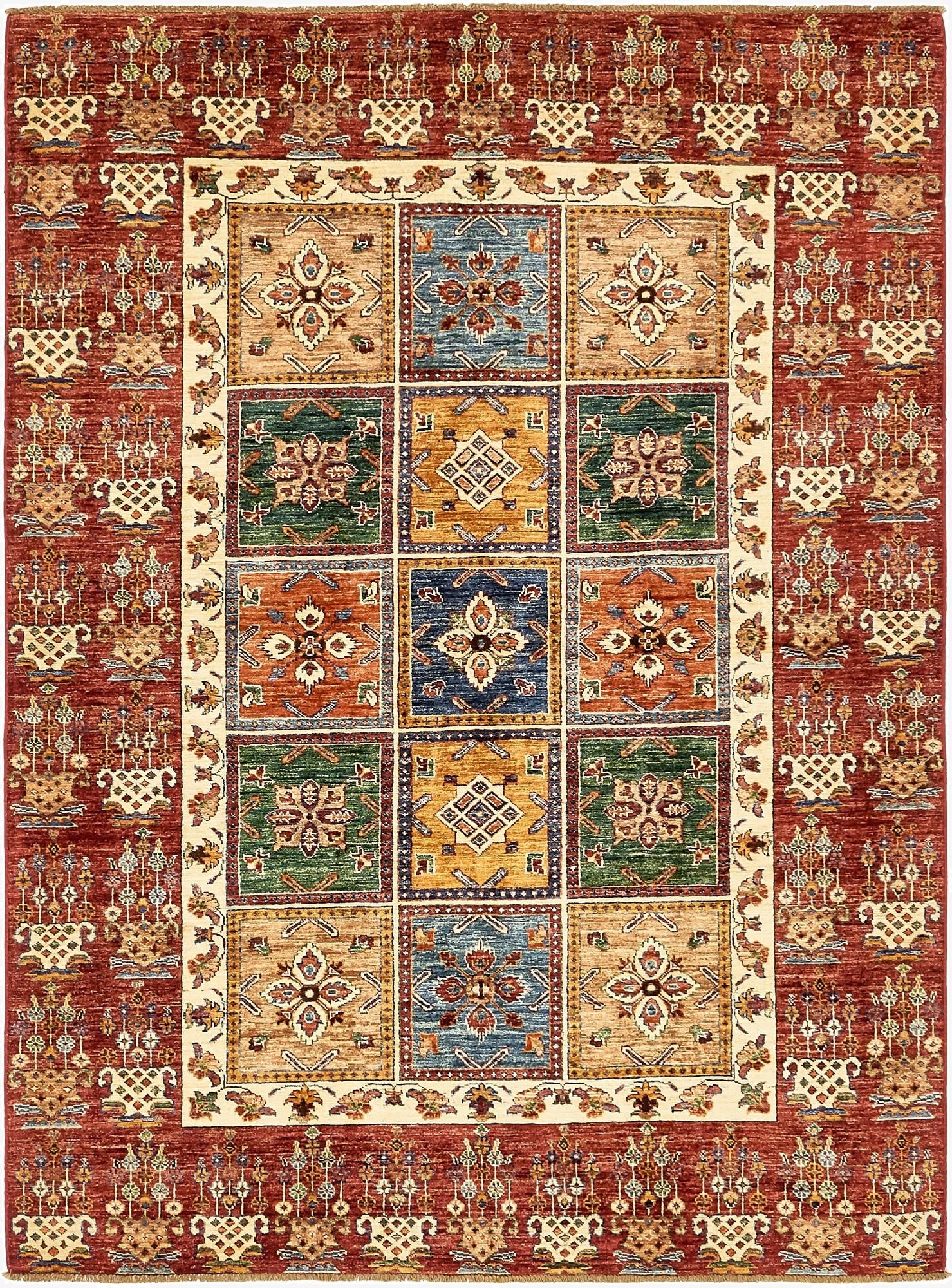  5' 10 x 7' 10  Hand Knotted Ariana Ziegler Rug