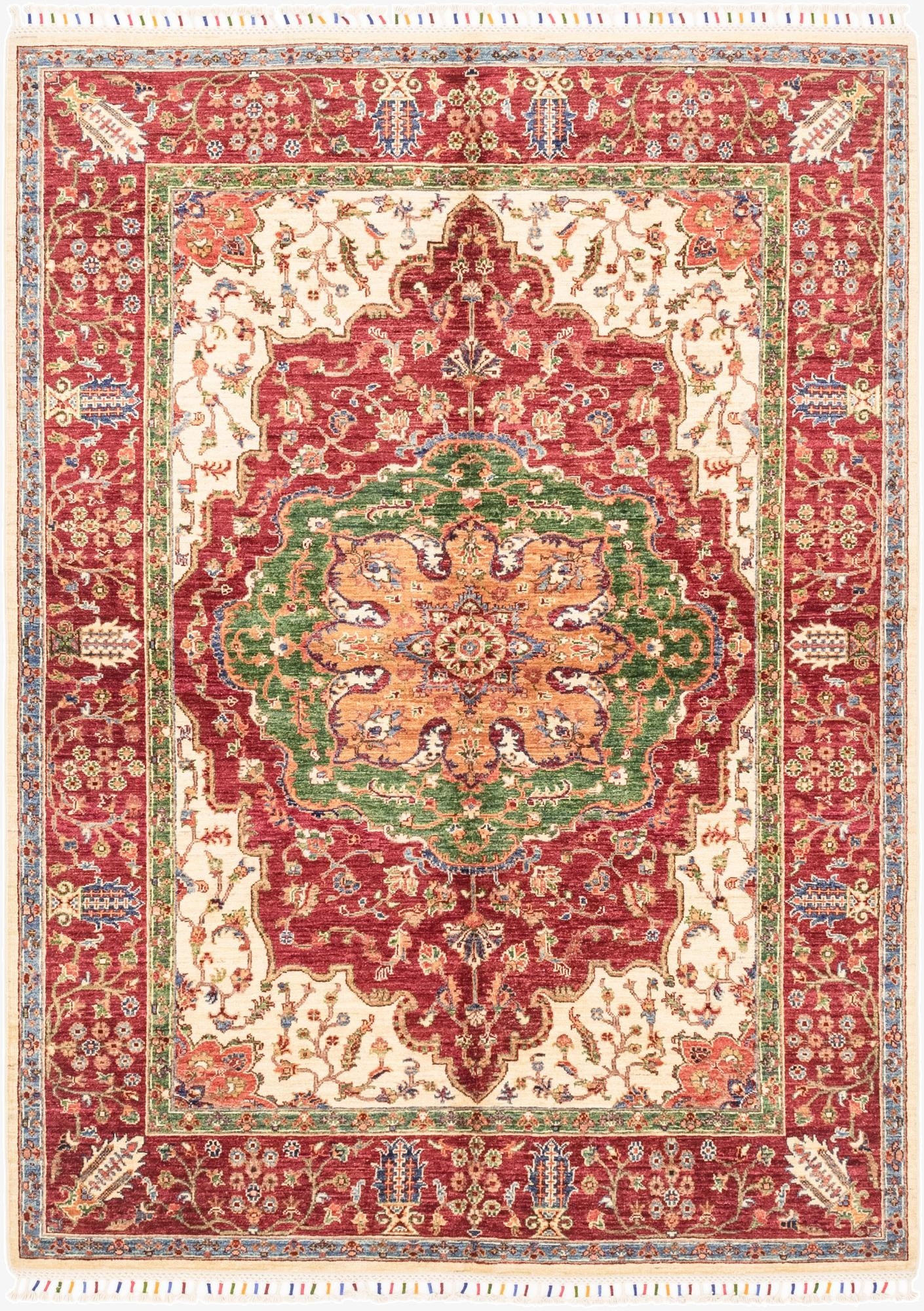  5' 9 x 7' 10  Hand Knotted Ariana Ziegler Oriental Rug