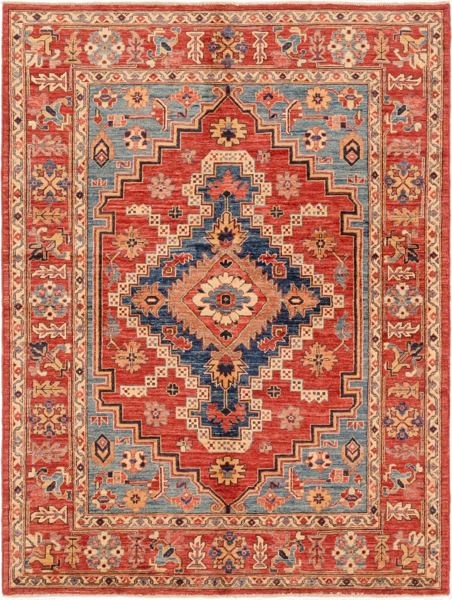  5' x 6' 6  Hand Knotted Ariana Ziegler Rug