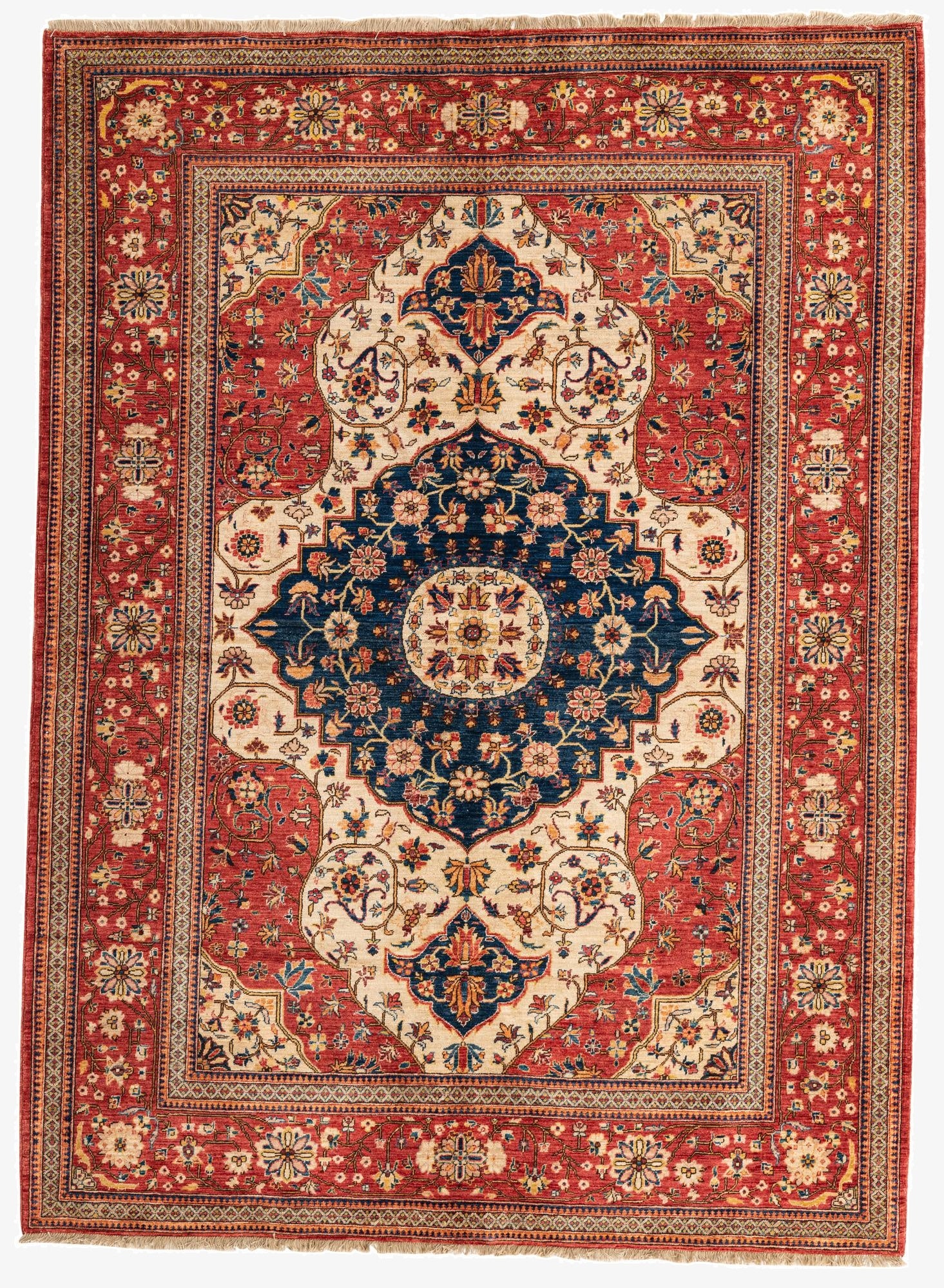  6' 8 x 8' 1  Hand Knotted Ariana Ziegler Oriental Rug