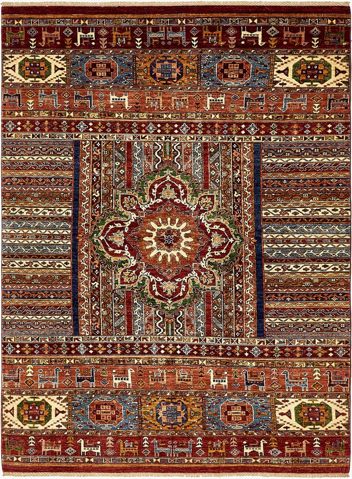  5' 8 x 7' 10  Hand Knotted Ariana Ziegler Rug