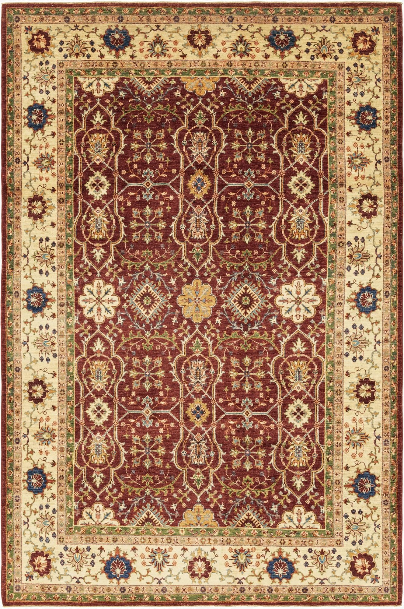  6' 11 x 10' 9  Hand Knotted Ariana Ziegler Rug