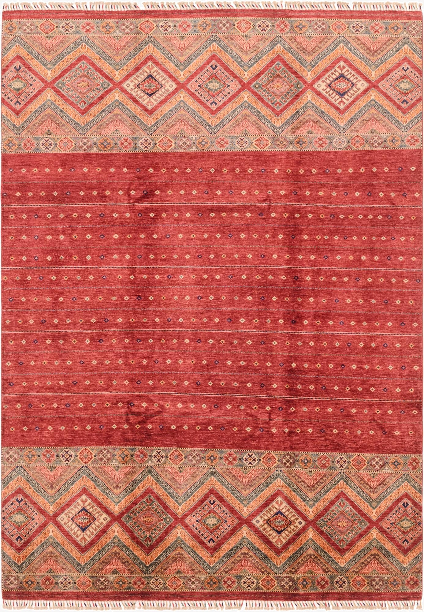  8' 1 x 11' 4  Hand Knotted Ariana Ziegler Rug