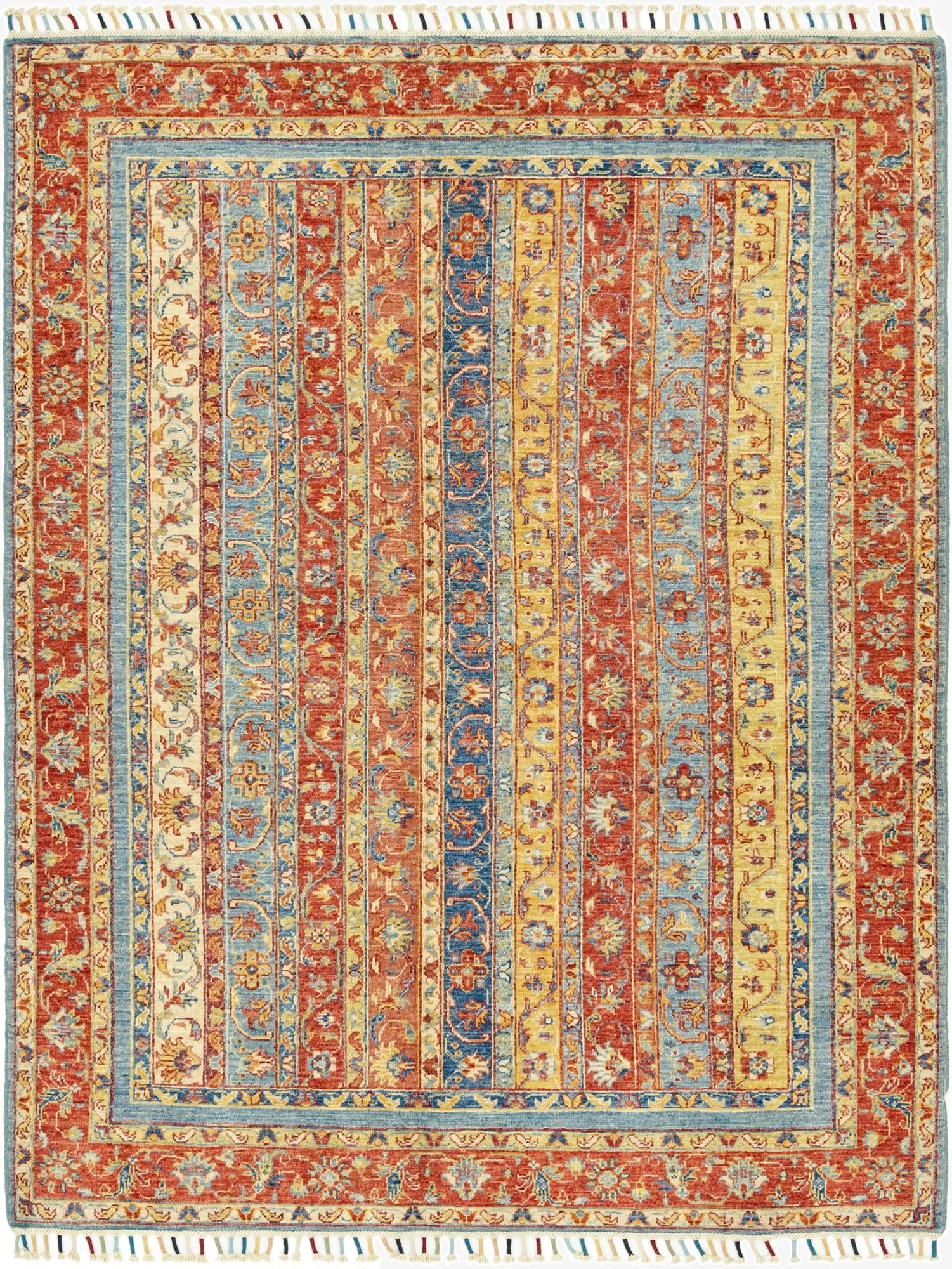  5' x 6' 3  Hand Knotted Ariana Ziegler Rug