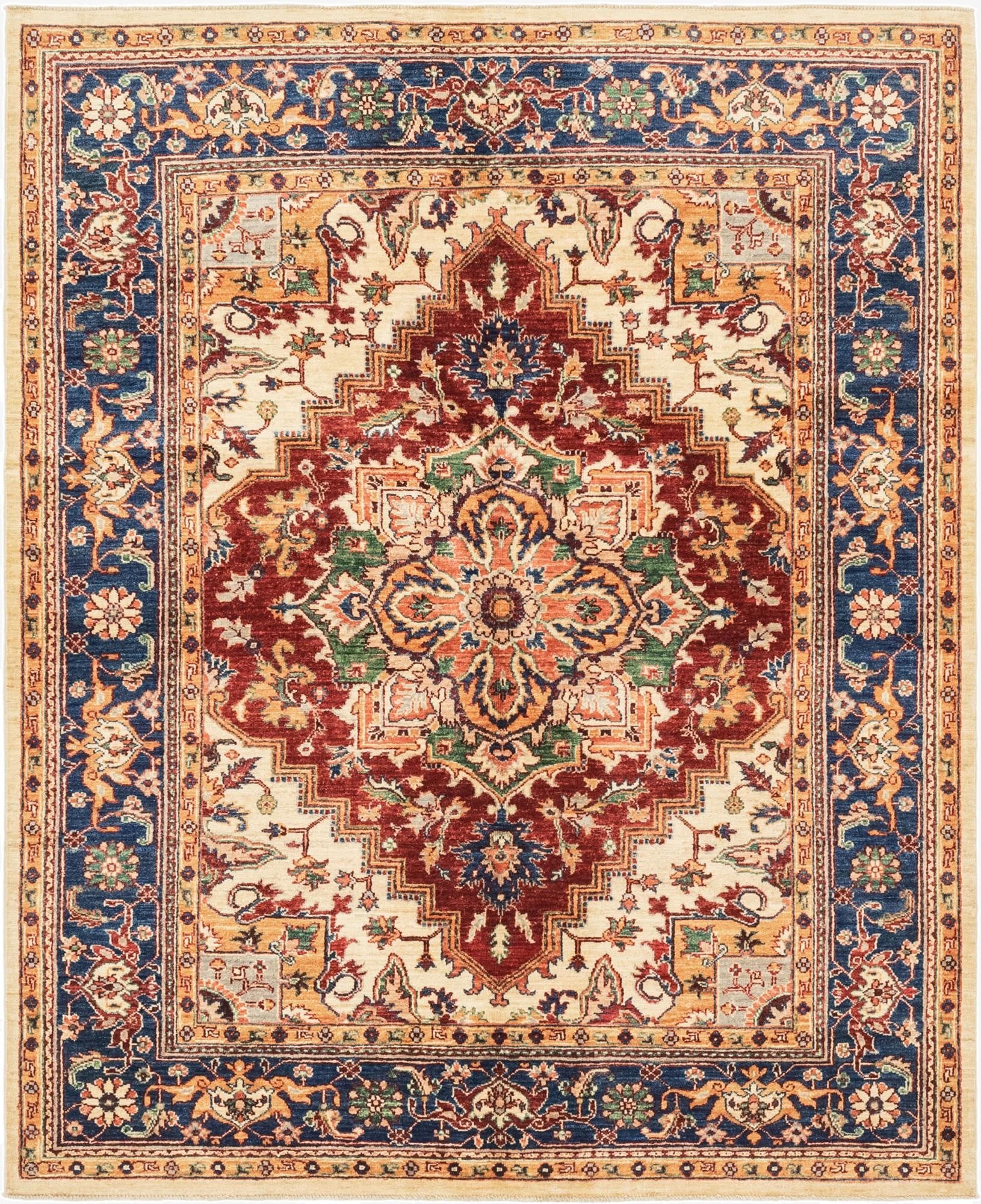  5' 2 x 6' 4  Hand Knotted Ariana Ziegler Rug