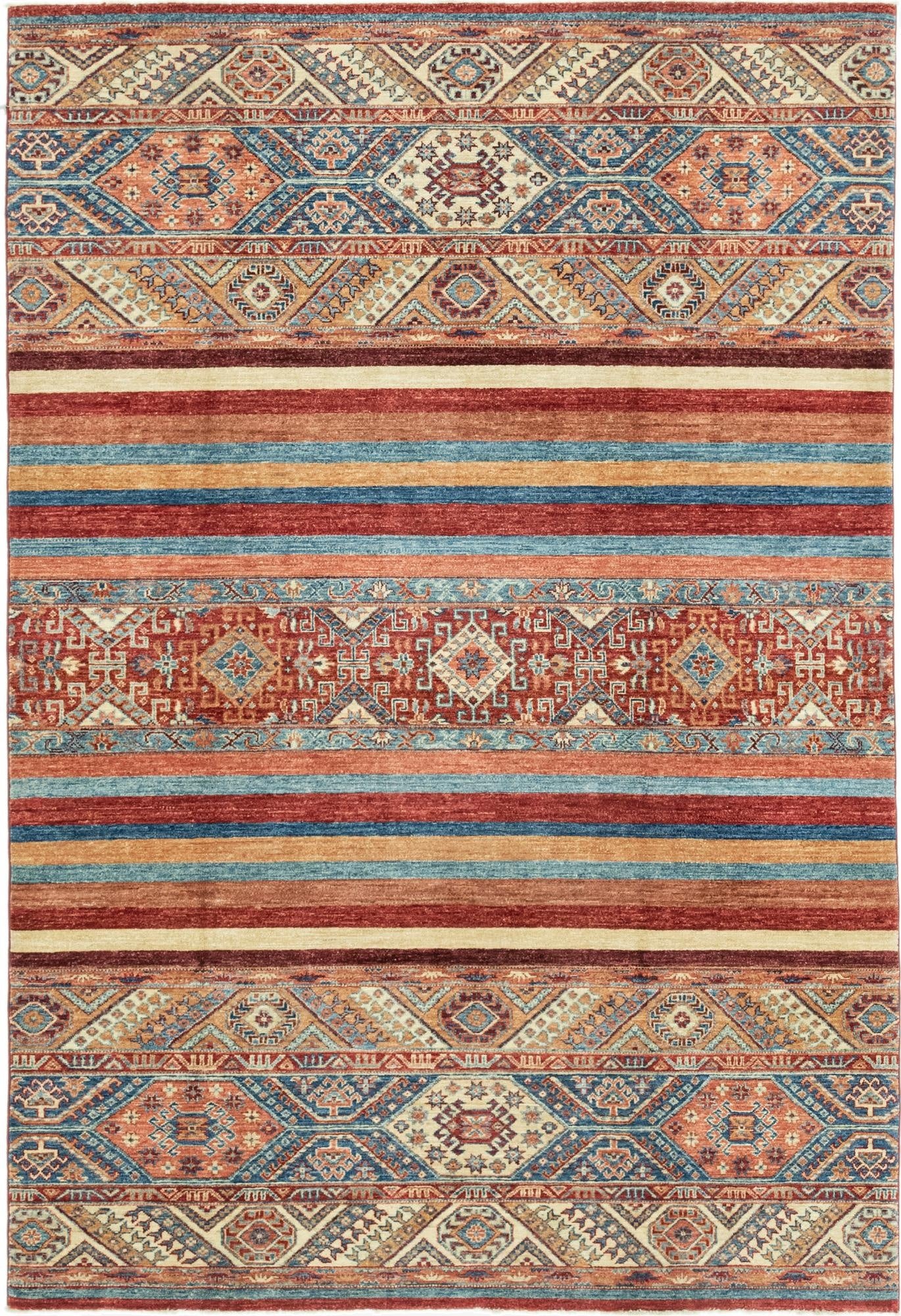 5' 6 x 8' 2  Hand Knotted Ariana Ziegler Rug