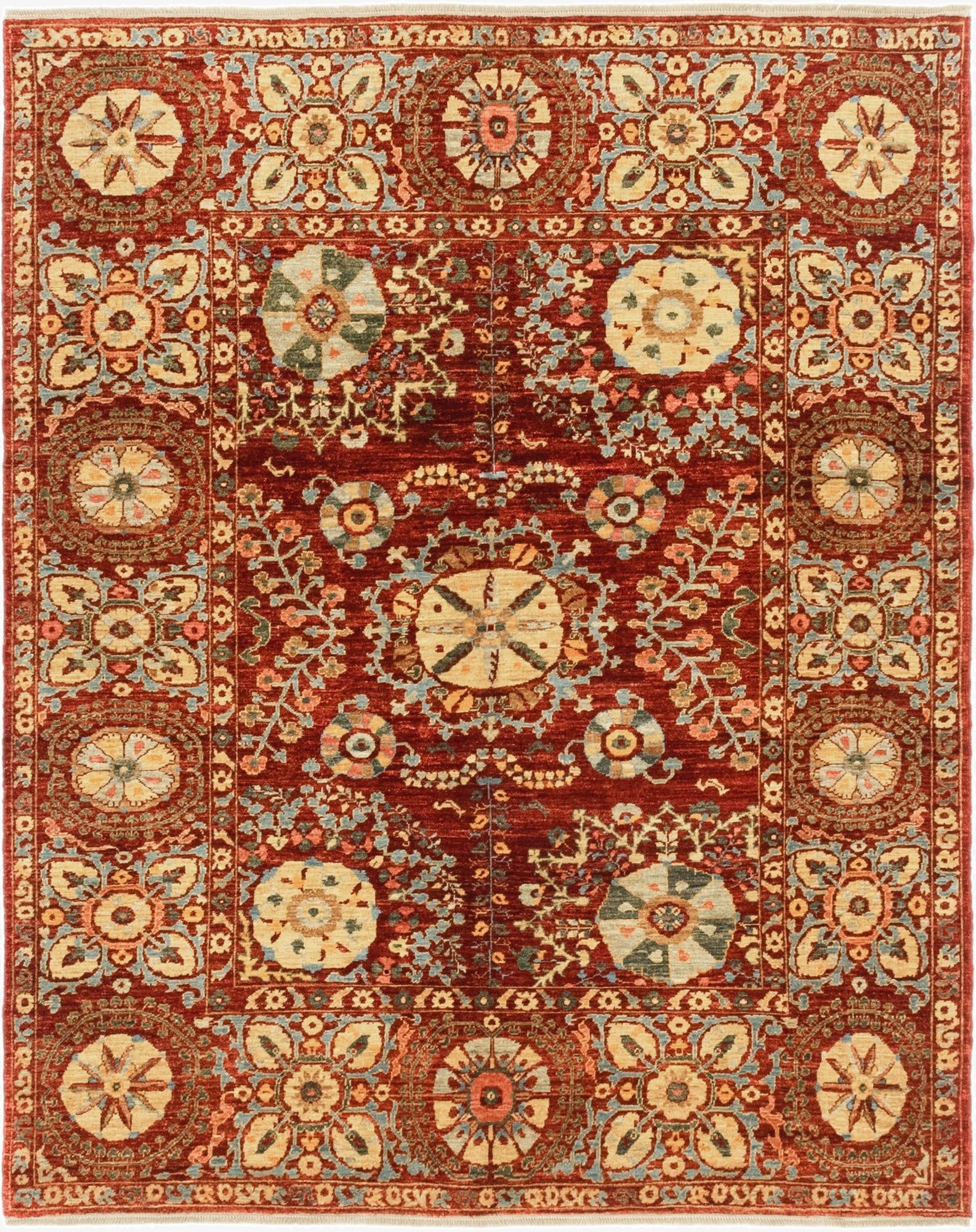  5' x 6' 4  Hand Knotted Ariana Ziegler Oriental Rug