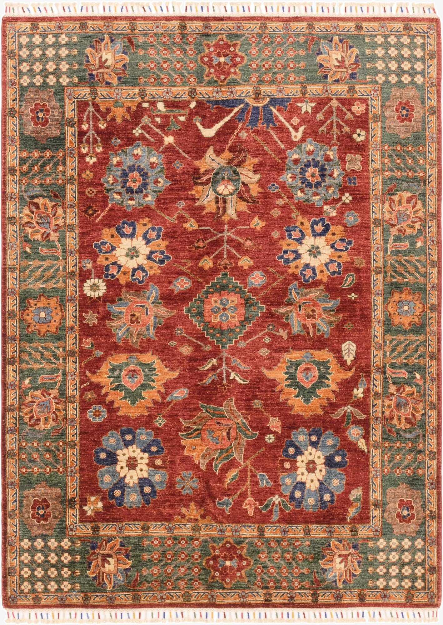  5' 9 x 7' 8  Hand Knotted Ariana Ziegler Rug