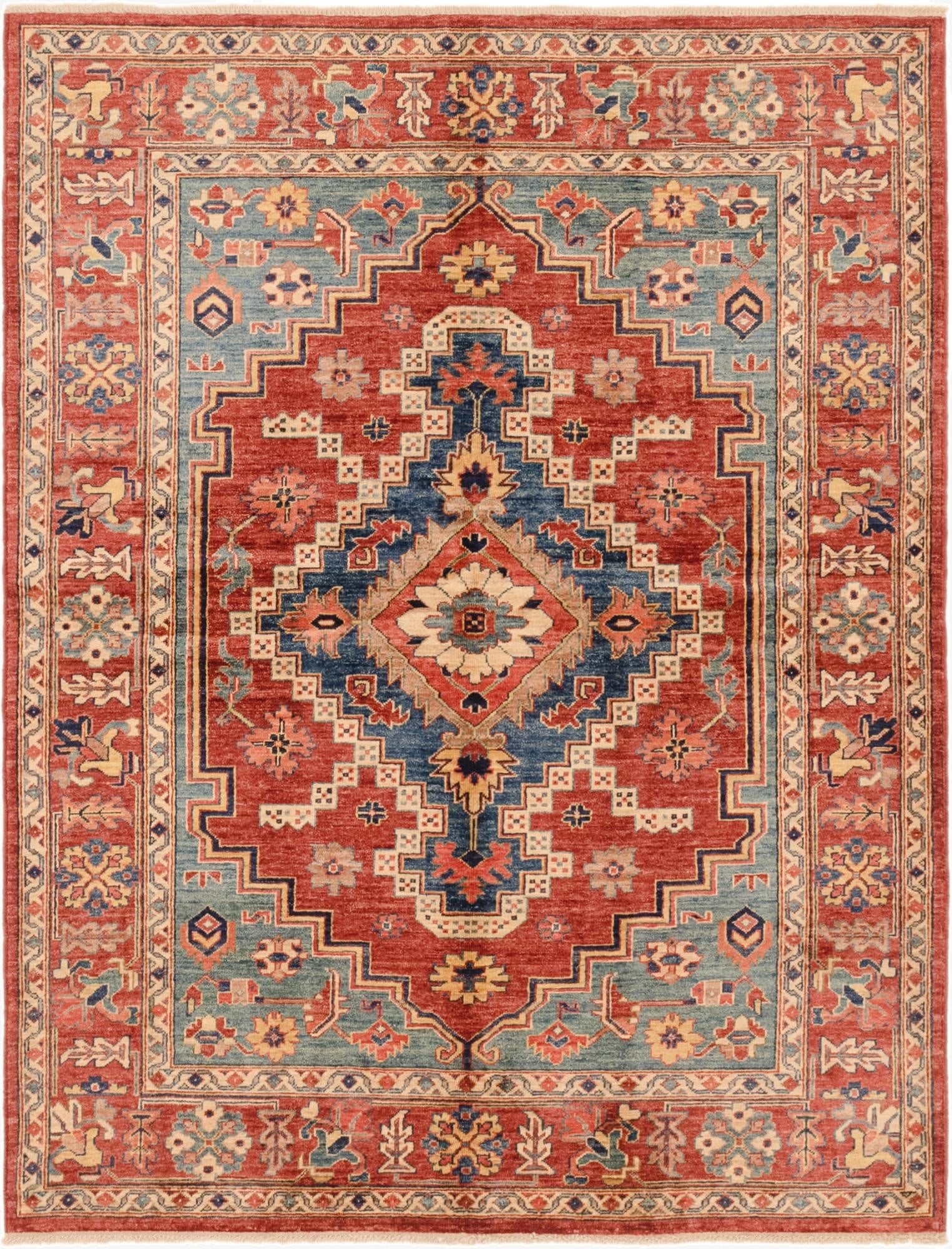  5' 3 x 6' 8  Hand Knotted Ariana Ziegler Rug