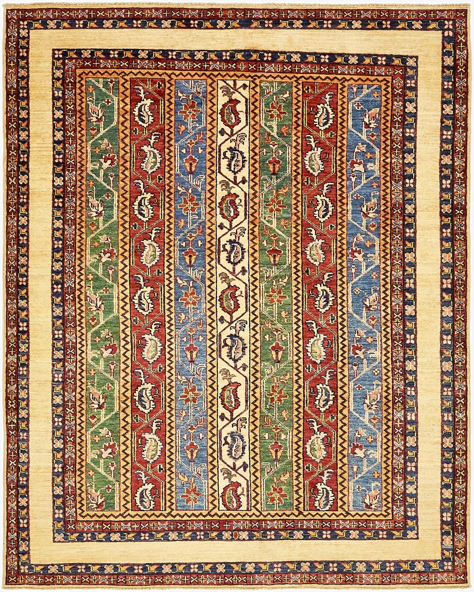  5' x 6' 4  Hand Knotted Ariana Ziegler Rug