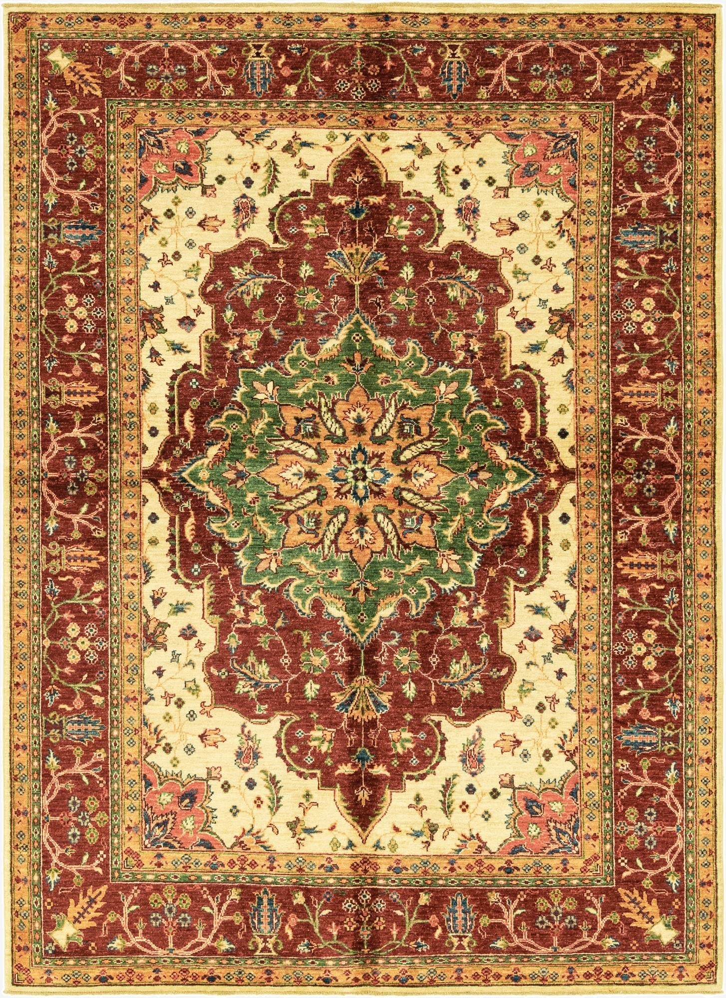  5' 7 x 7' 10  Hand Knotted Ariana Ziegler Oriental Rug