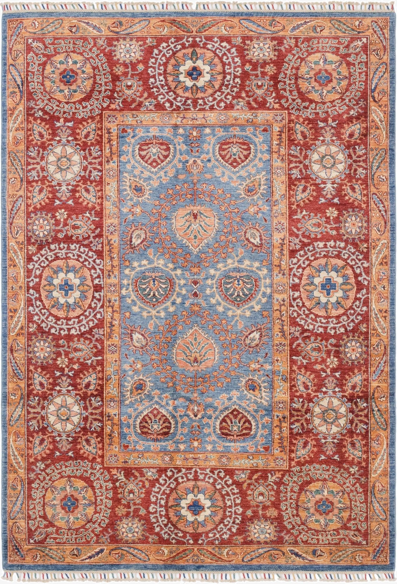  5' 7 x 8' 1  Hand Knotted Ariana Ziegler Rug