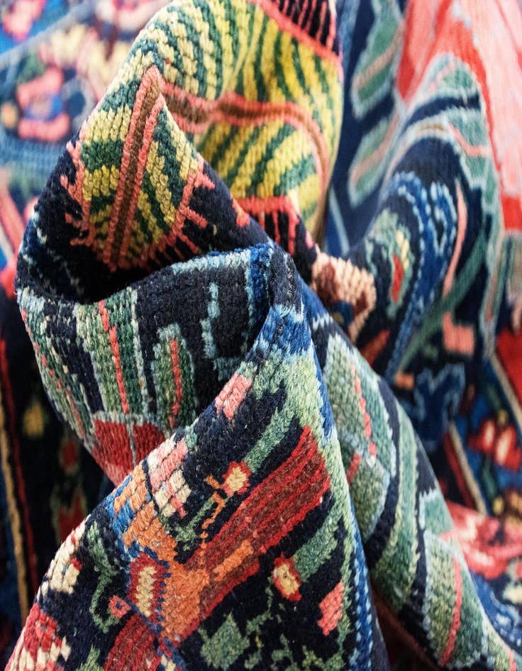 Detail image of  4' 2 x 6' 7  Hand Knotted Bachtiar Persian Wool Rug