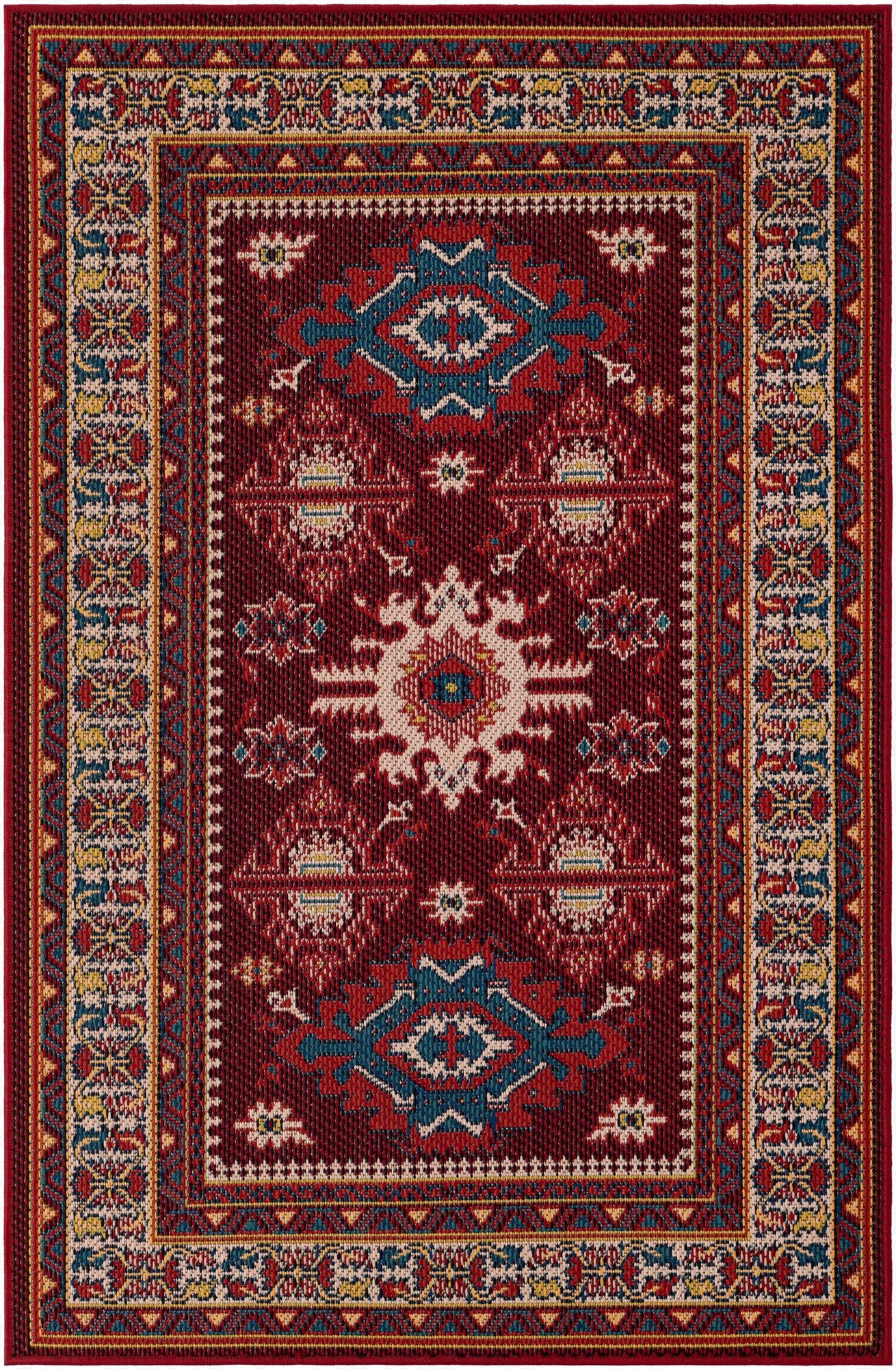  4' x 6'  Washable Baja Indoor / Outdoor Rug