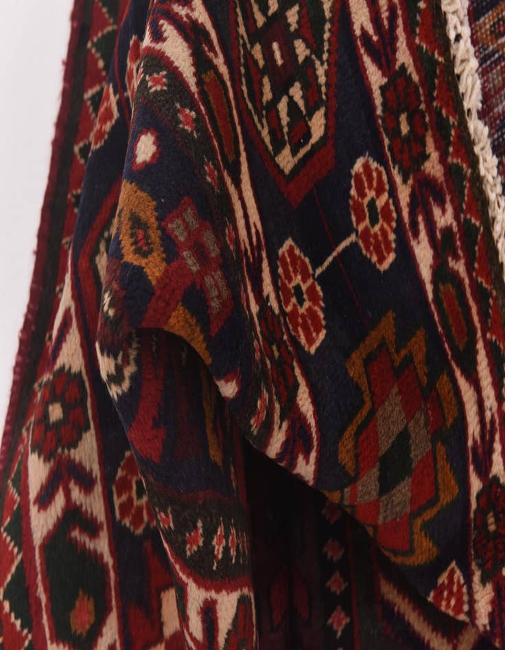 Detail image of  5' 11 x 10'  Hand Knotted Bakhtiar Persian Wool Rug