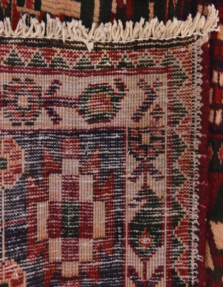 Detail image of  5' 11 x 10'  Hand Knotted Bakhtiar Persian Wool Rug