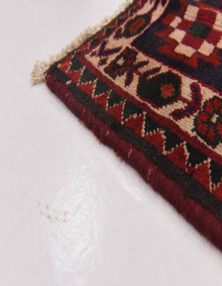 Detail image of  5' 11 x 10'  Hand Knotted Bakhtiar Persian Wool Rug