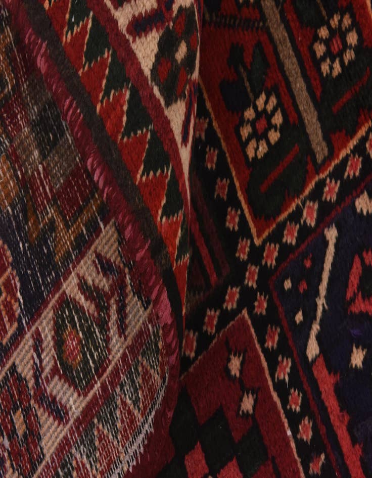 Detail image of  5' 11 x 10'  Hand Knotted Bakhtiar Persian Wool Rug