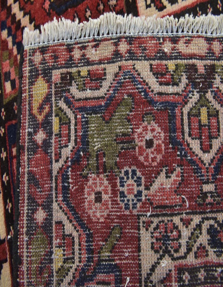 Detail image of  6' 10 x 10' 3  Hand Knotted Bakhtiar Persian Wool Rug