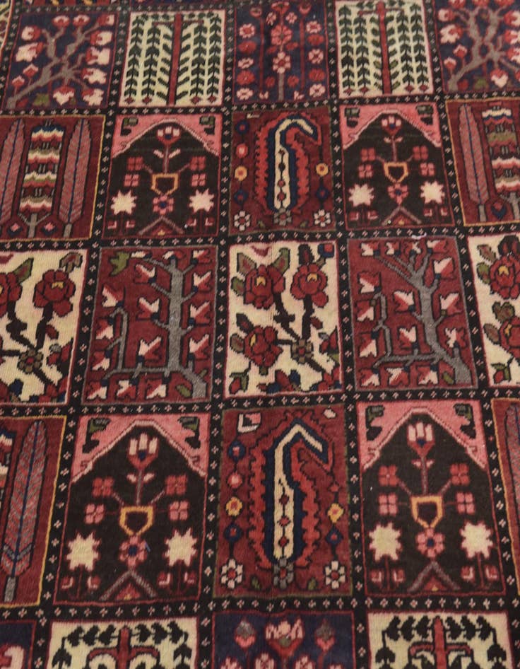 Detail image of  6' 10 x 10' 3  Hand Knotted Bakhtiar Persian Wool Rug