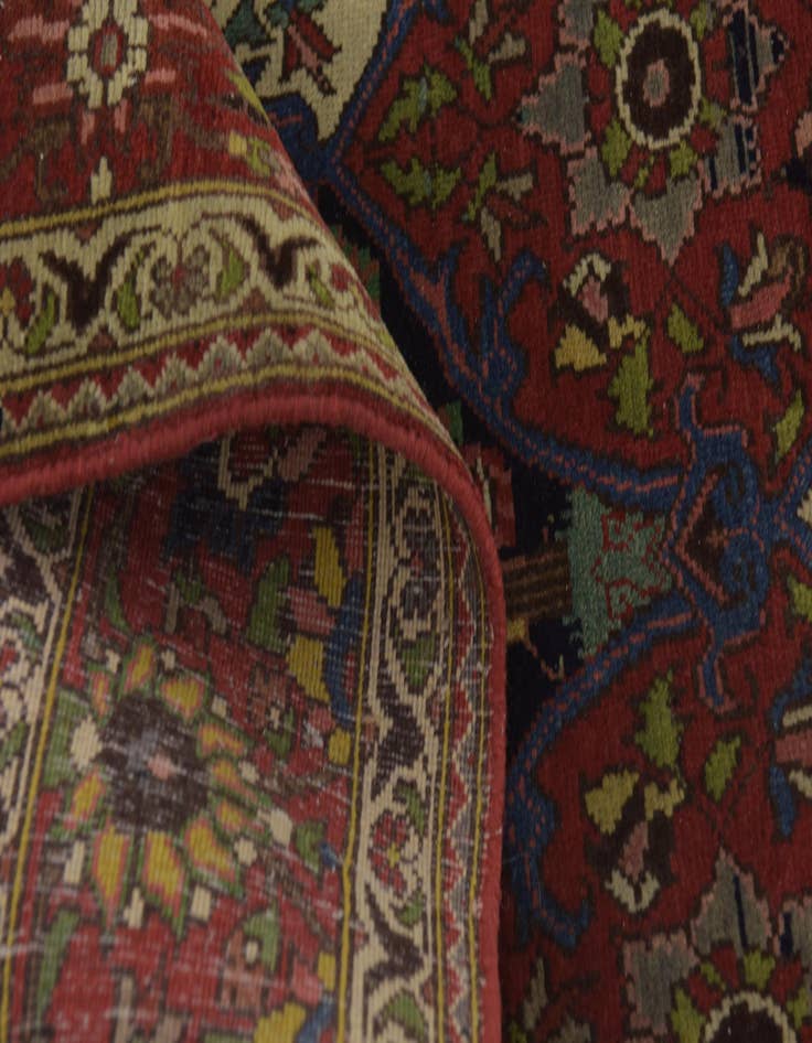 Detail image of  6' 10 x 10' 10  Hand Knotted Bakhtiar Persian Wool Rug