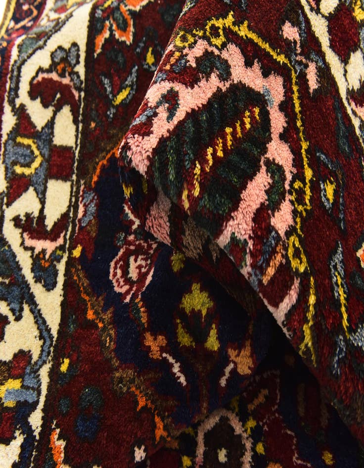 Detail image of  5' 4 x 8' 4  Hand Knotted Bakhtiar Persian Wool Rug