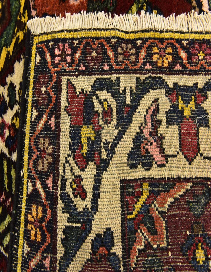 Detail image of  5' 4 x 8' 4  Hand Knotted Bakhtiar Persian Wool Rug