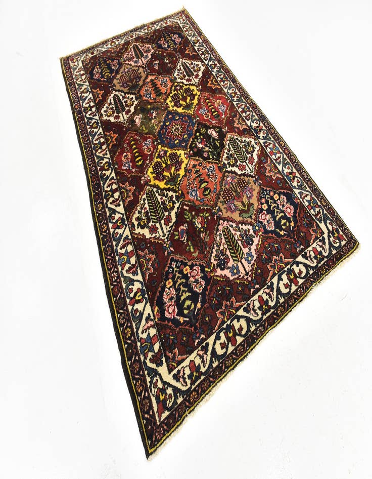 Detail image of  5' 4 x 8' 4  Hand Knotted Bakhtiar Persian Wool Rug