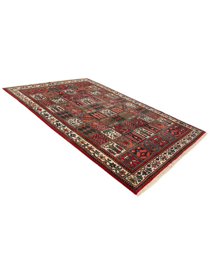 Detail image of  6' 8 x 9' 7  Hand Knotted Bakhtiar Wool Rug