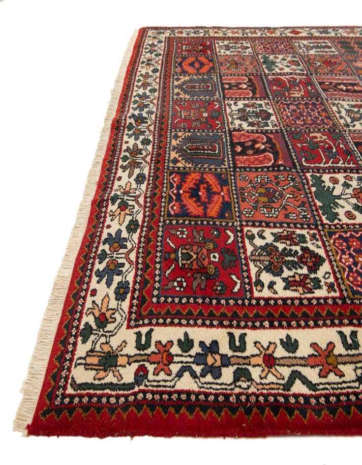 Detail image of  6' 8 x 9' 7  Hand Knotted Bakhtiar Wool Rug