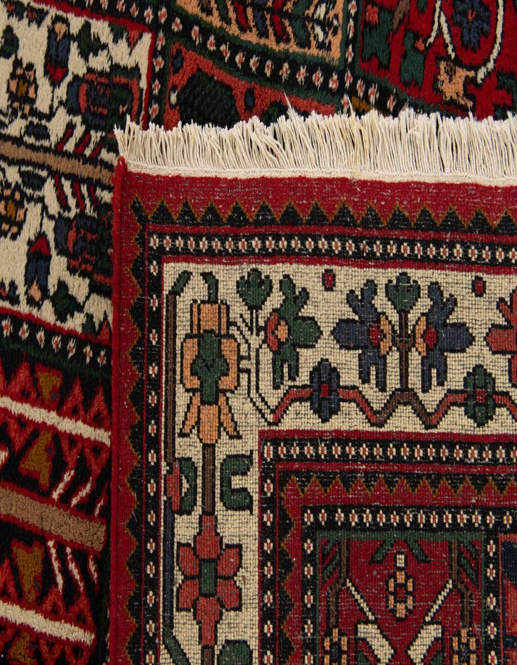 Detail image of  6' 8 x 9' 7  Hand Knotted Bakhtiar Wool Rug
