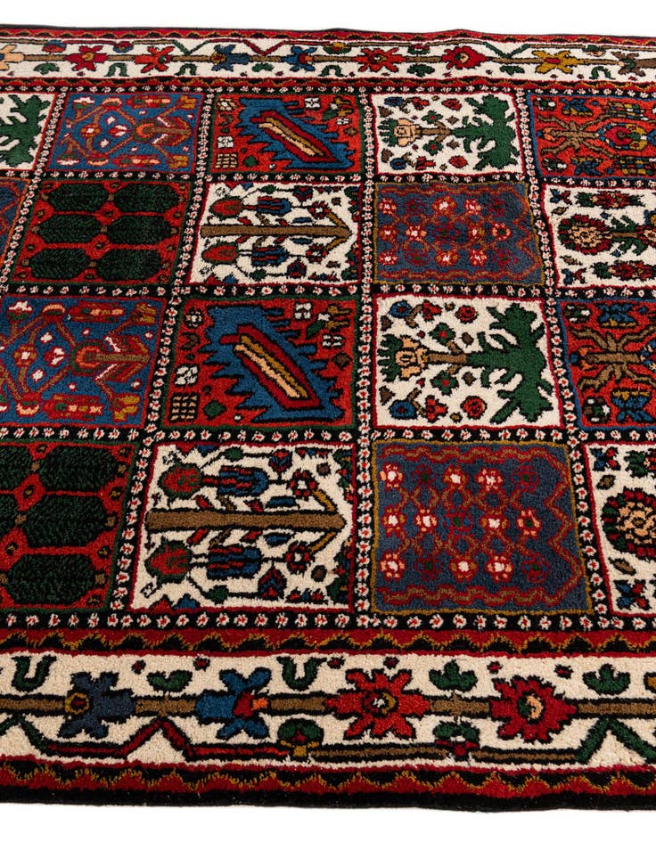 Detail image of  4' 6 x 6' 7  Hand Knotted Bakhtiar Wool Rug