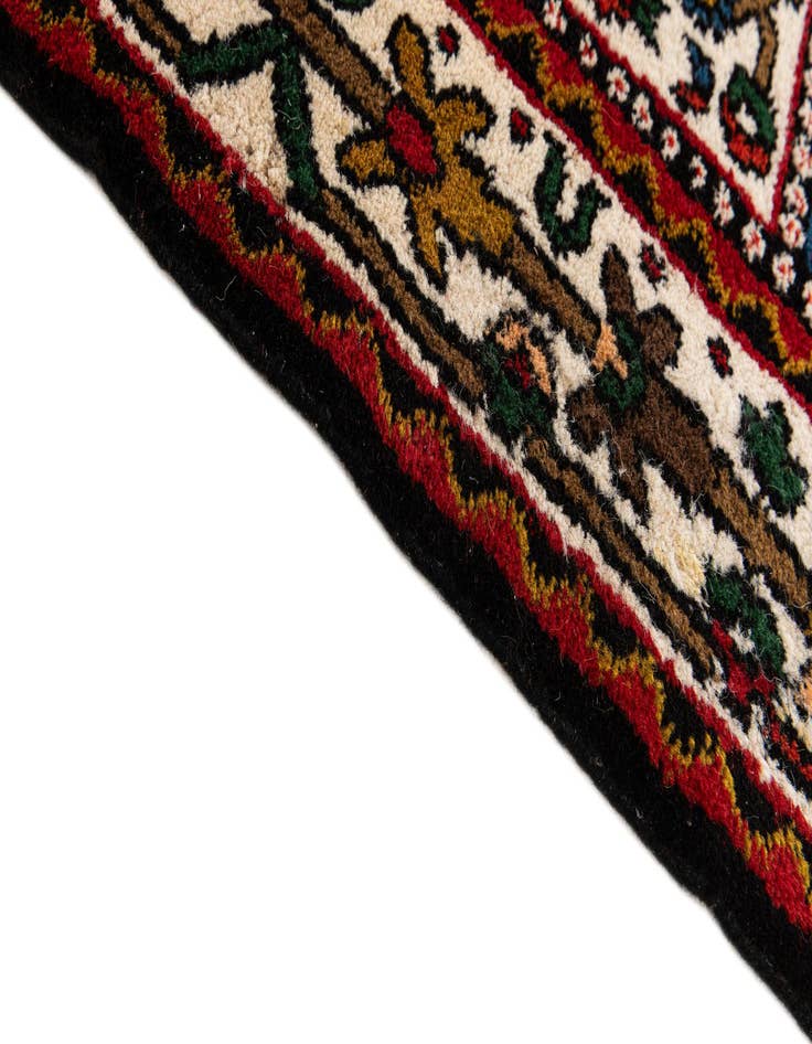 Detail image of  4' 6 x 6' 7  Hand Knotted Bakhtiar Wool Rug