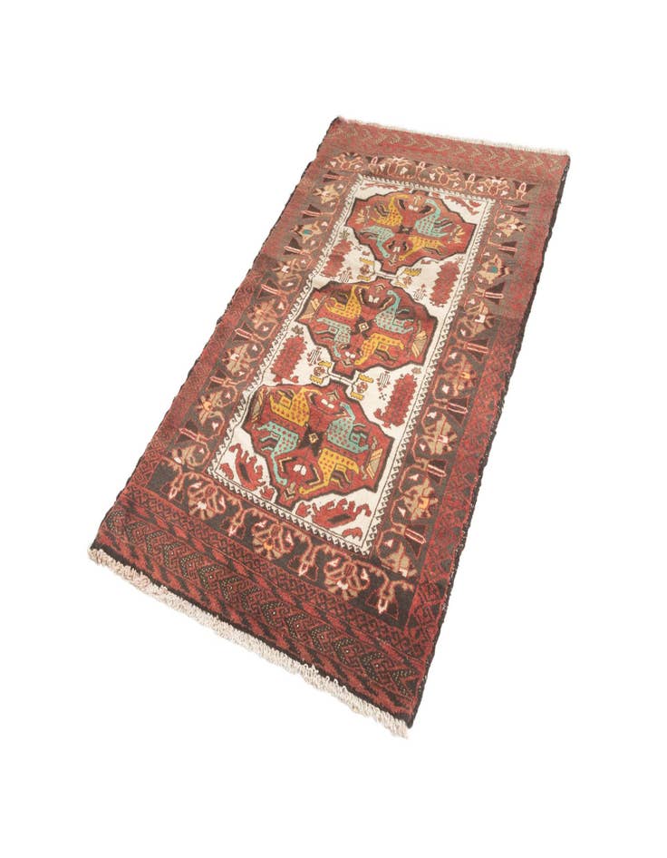 Detail image of  2' 10 x 5' Balouch Rug