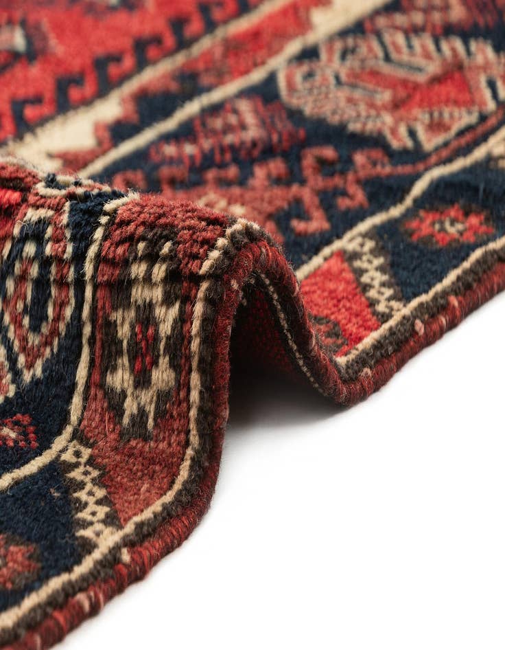 Detail image of  4' x 5' 9  Hand Knotted Balouch Oriental Wool Rug