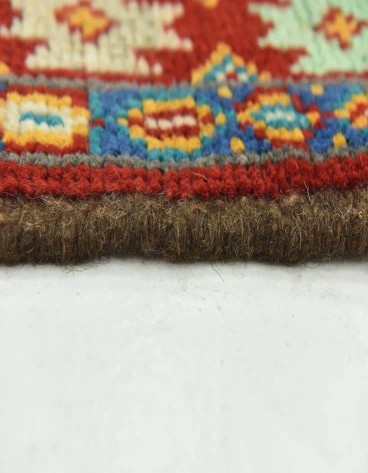 Detail image of  3' 4 x 4' 10  Hand Knotted Balouch Rug