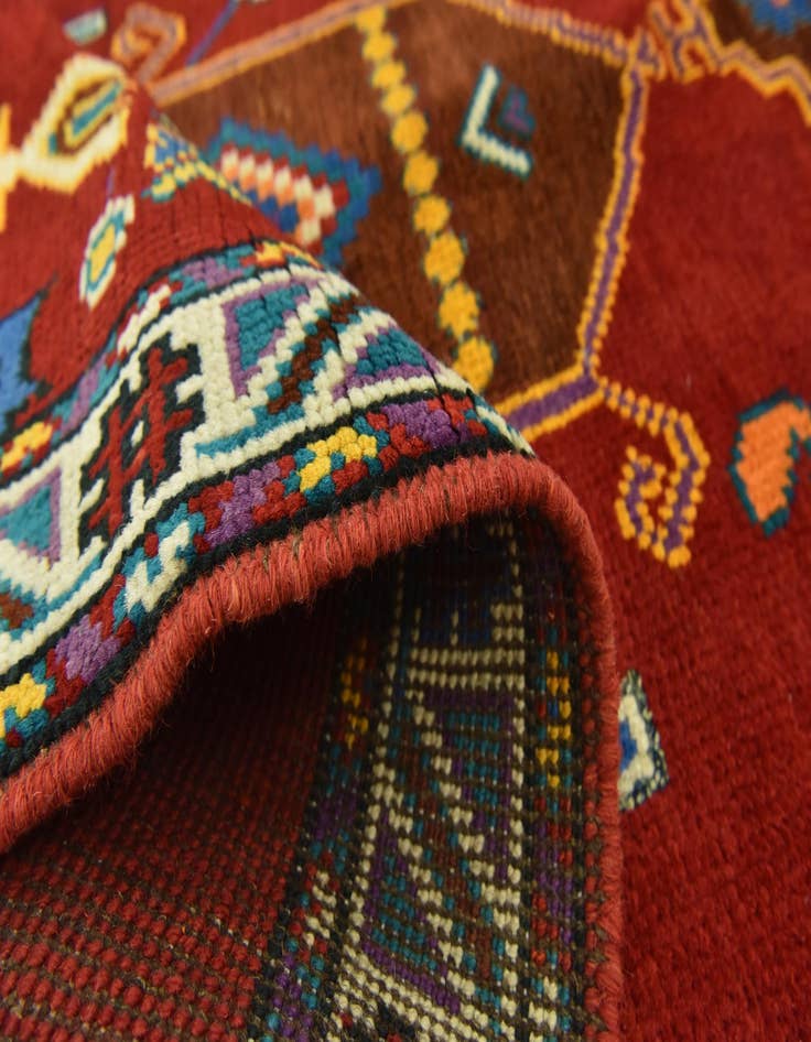 Detail image of  3' 3 x 4' 10  Hand Knotted Balouch Rug