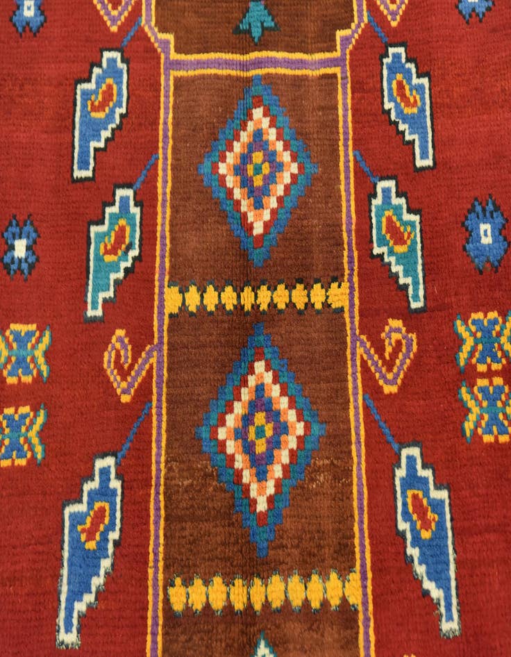 Detail image of  3' 3 x 4' 10  Hand Knotted Balouch Rug