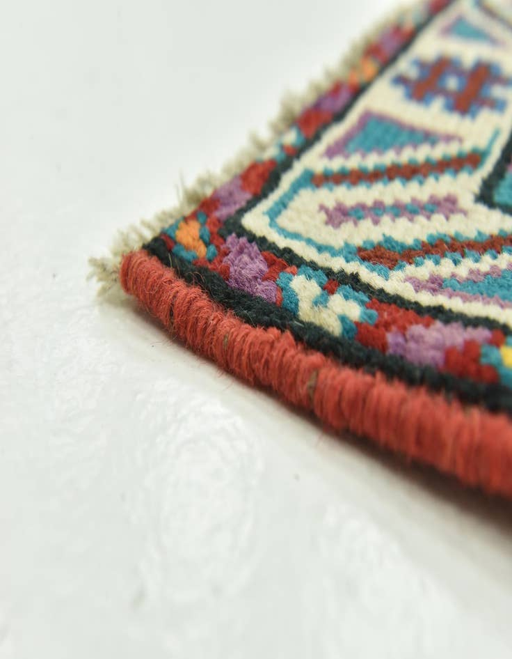Detail image of  3' 3 x 4' 10  Hand Knotted Balouch Rug