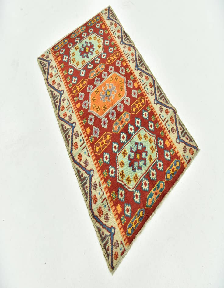 Detail image of  3' 3 x 4' 10  Hand Knotted Balouch Rug