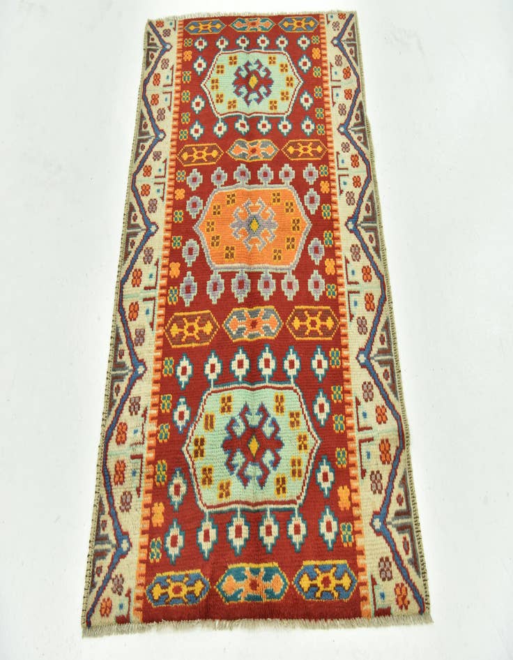 Detail image of  3' 3 x 4' 10  Hand Knotted Balouch Rug