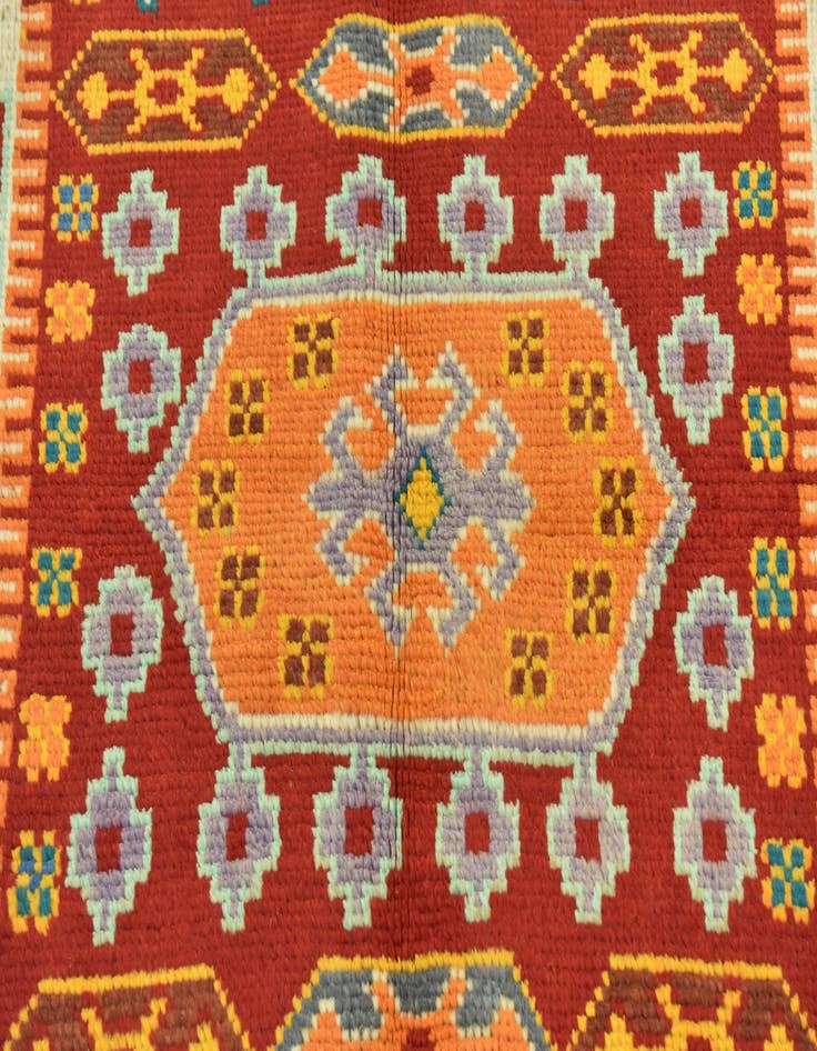 Detail image of  3' 3 x 4' 10  Hand Knotted Balouch Rug