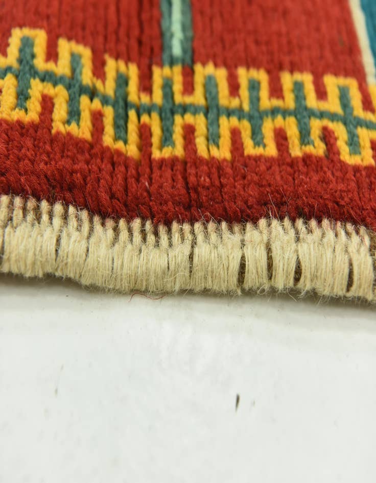 Detail image of  2' 10 x 5'  Hand Knotted Balouch Rug