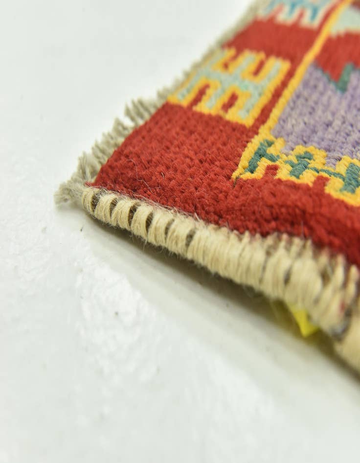 Detail image of  2' 10 x 5'  Hand Knotted Balouch Rug