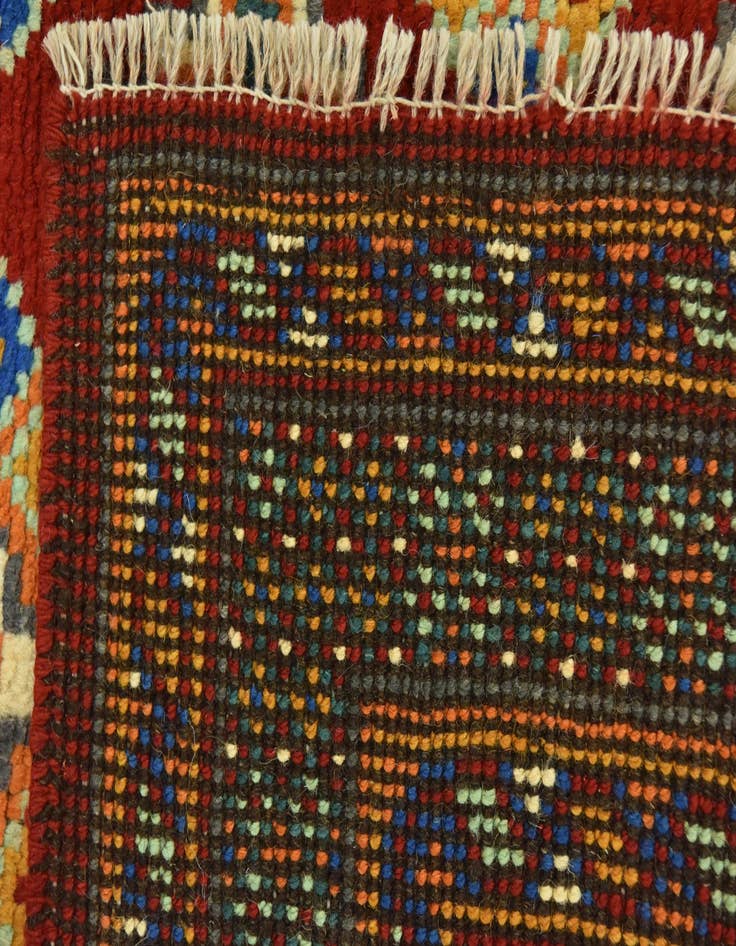 Detail image of  3' 4 x 5' 2  Hand Knotted Balouch Rug